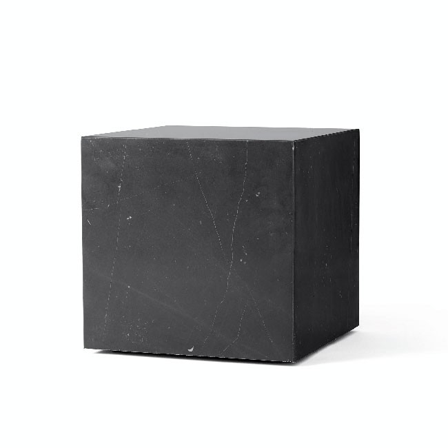 메누 Plinth 커피 테이블 Cubic Marquina Marble 14122