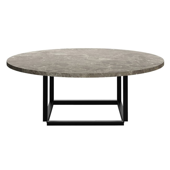 뉴 웍스 플로렌스 커피 테이블 90 cm 블랙 - grey marble 14120
