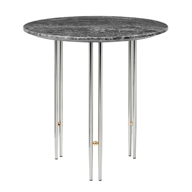 구비 IOI 커피 테이블 50 cm 크롬 - grey marble 14045