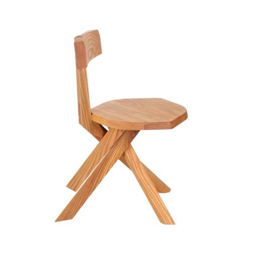 [PIERRE CHAPO 피에르 차포] S34A Wood Chair | 우드 체어 00373