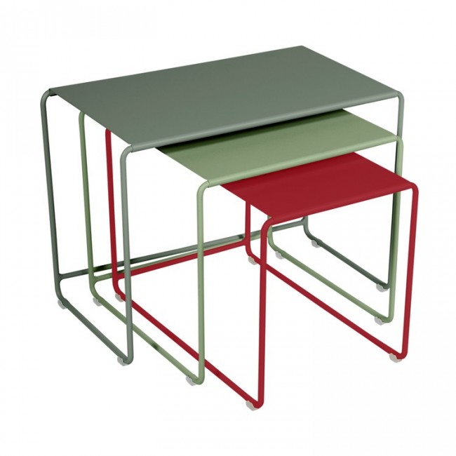 [FERMOB 페르몹] Oulala Set of 3 Nesting Low Table | 울랄라 로우 테이블 세트 01427