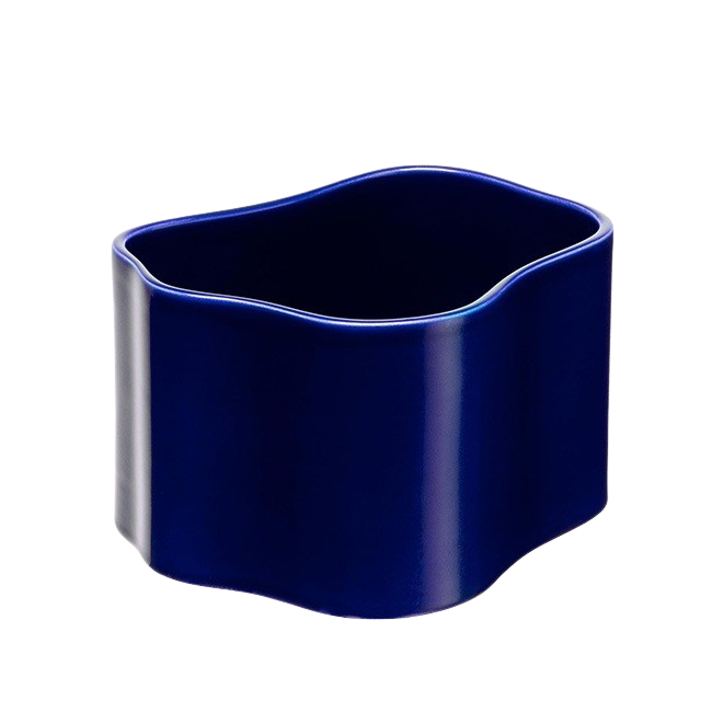 아르텍 리히티에 플랜트 팟S Shape B small 블루 glaze H 12 x 19 16 cm 22277
