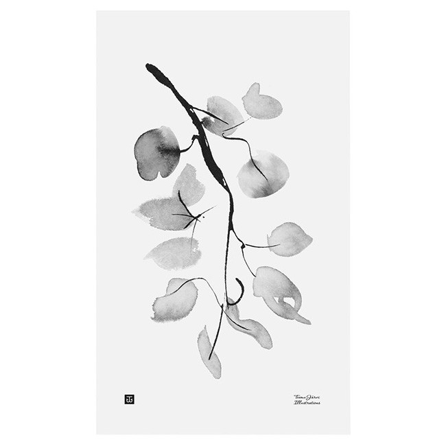 TE이엠유 Järvi Illustrations Birch 브랜치 poster 30 x 50 cm 23694