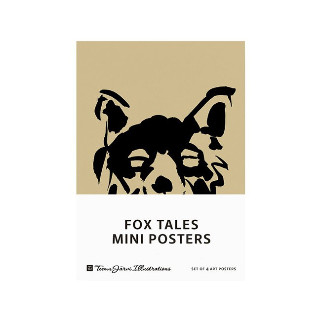 TE이엠유 Järvi Illustrations Fox Tales mini poster set 4 pcs 23675